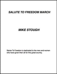Salute to Freedom March Concert Band sheet music cover Thumbnail